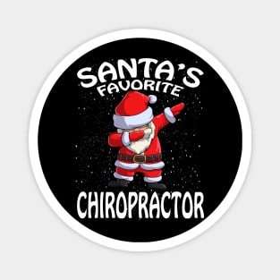 Santas Favorite Chiropractor Christmas Magnet